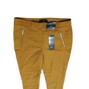 F&F Slim Woman's Pants Yellow Size 2